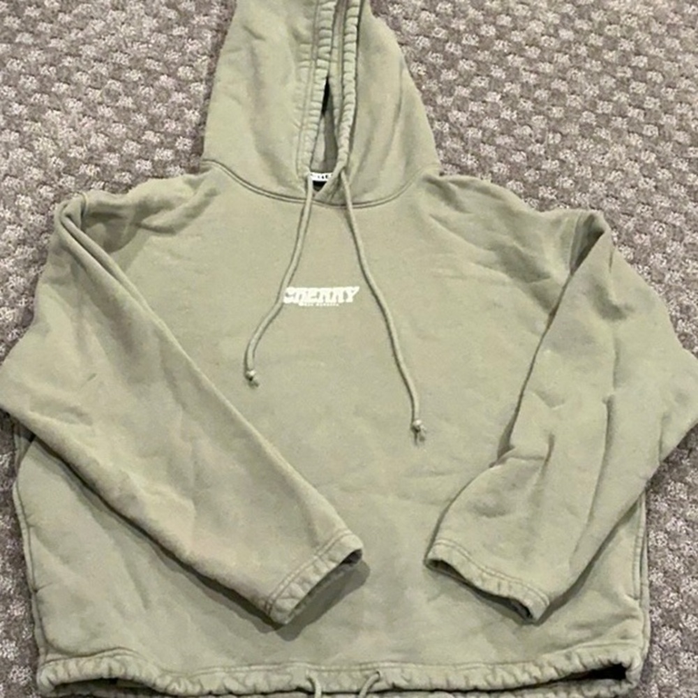 Cherry LA Hoodie - Gray with Pastel Rainbow Design - Picture 2 of 2